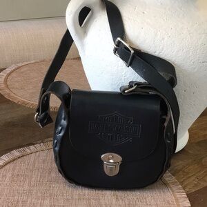 HARLEY DAVIDSON Small Black Shoulder Purse